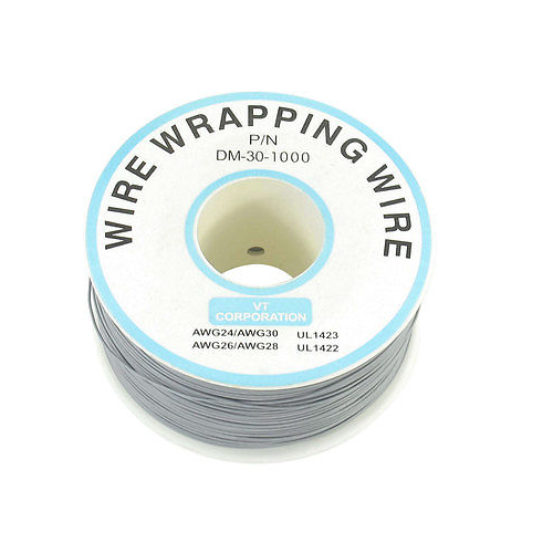 래핑와이어 회색 (Wire Wrap Wire - Gray (30 AWG)) l 200m
